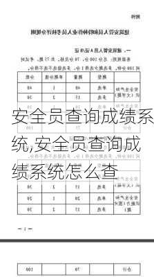 安全员查询成绩系统,安全员查询成绩系统怎么查