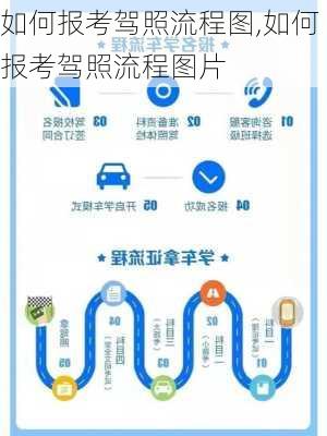 如何报考驾照流程图,如何报考驾照流程图片