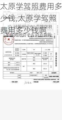 太原学驾照费用多少钱,太原学驾照费用多少钱啊