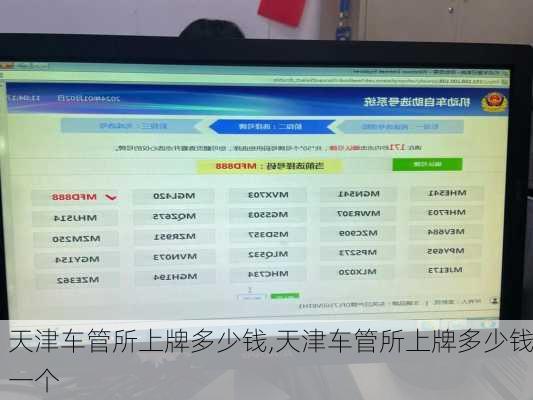 天津车管所上牌多少钱,天津车管所上牌多少钱一个