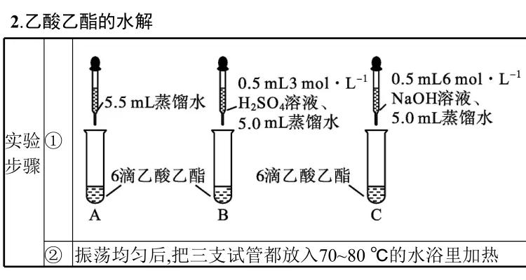 乙酸乙酯与水的反应