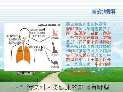 大气污染对人类健康的影响有哪些