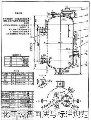 化工设备画法与标注规范